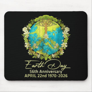 Earth Day 2026 56th Anniversary Earth Day Mouse Pad