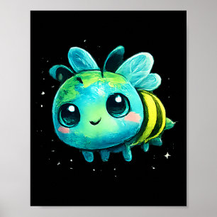 Earth day 2026 bee art poster