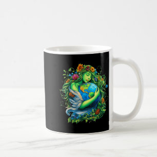 Earth day 2026 green mother nature planet women coffee mug