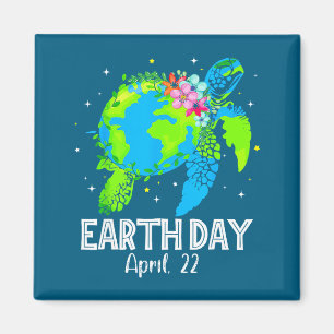 Earth day 2026 restore earth sea turtle art save magnet