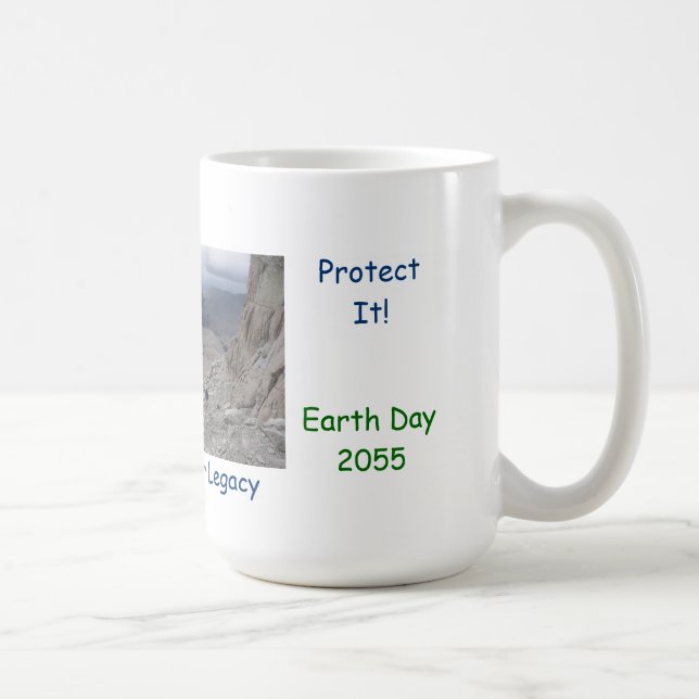 Earth Day 20xx Mug Solitary Hiker (Right)