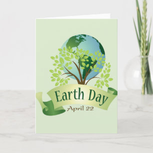 Earth Day 22 April Card