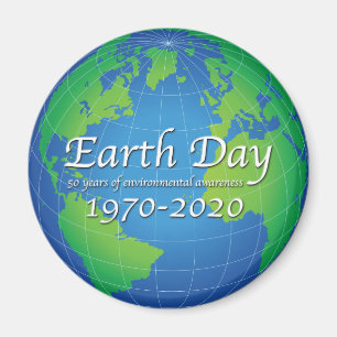 Earth Day 50 Year Anniversary 2020 Magnet