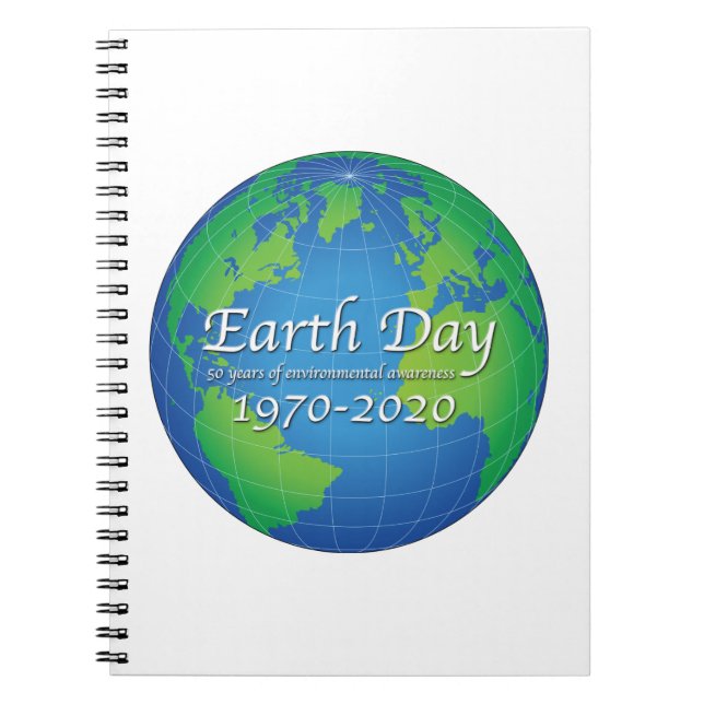 Earth Day 50 Year Anniversary 2020 Notebook (Front)