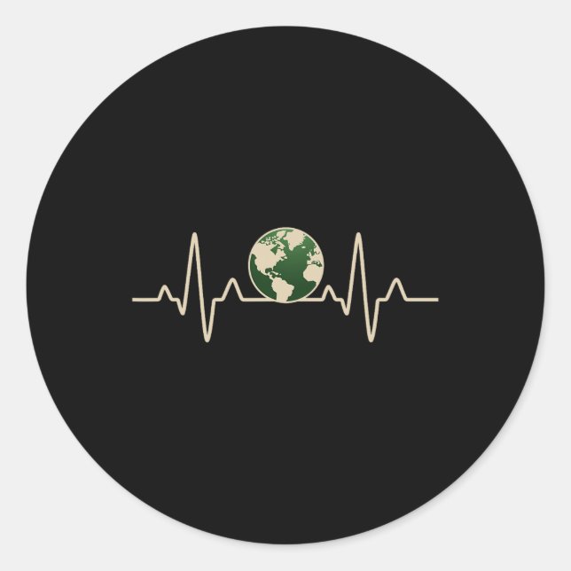 Earth Day 5  Classic Round Sticker (Front)