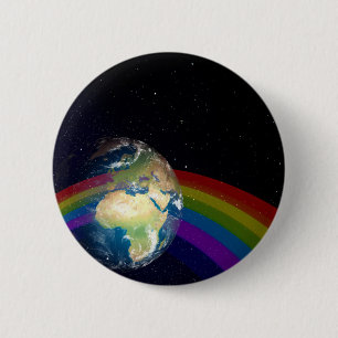 earth day 6 cm round badge
