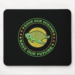 Earth Day Animal Rights Turtle Environmental Prote Mouse Pad