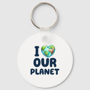 Earth Day April 22 Recycle Save The Environment T Key Ring