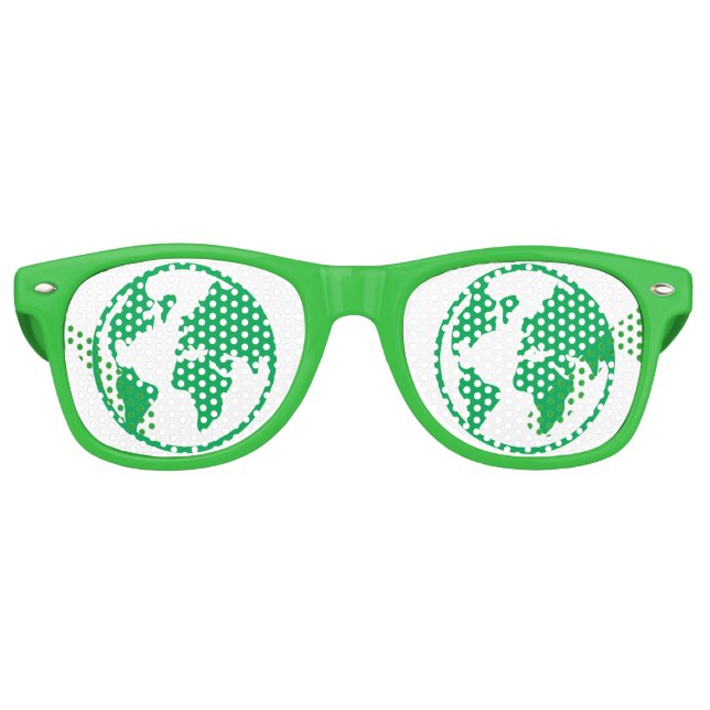 Earth Day, April 22 Retro Sunglasses (Front)