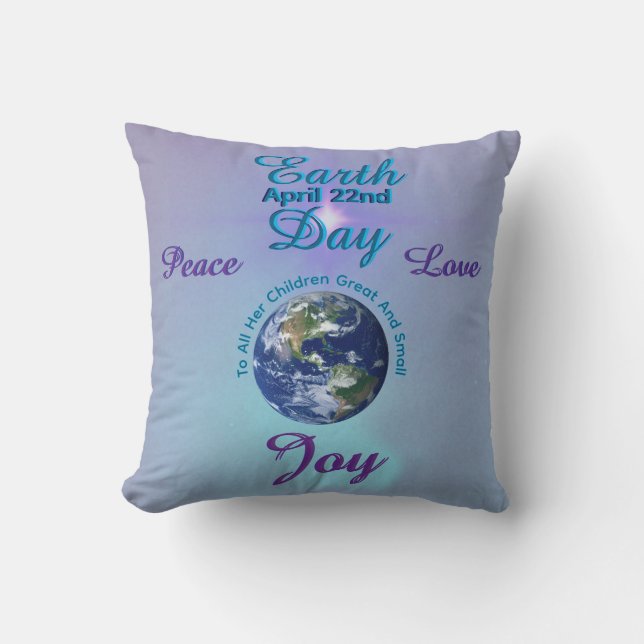 Earth Day - April 22nd Cushion (Front)