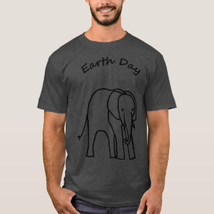 Earth Day Baby Elephant T-Shirt