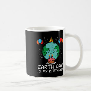 Earth Day Birthday Balloon Cake April 22 Men Women Coffee Mug