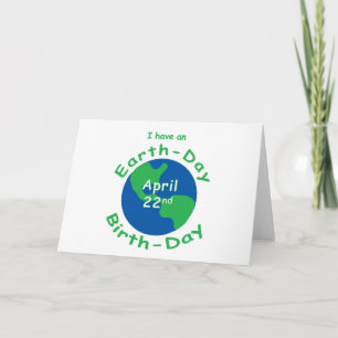 Earth Day Birthday Card