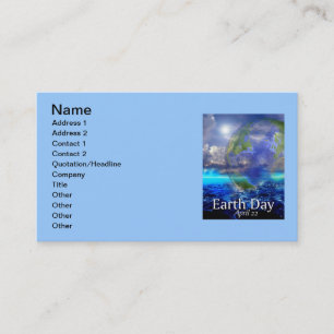 Earth Day Business Card