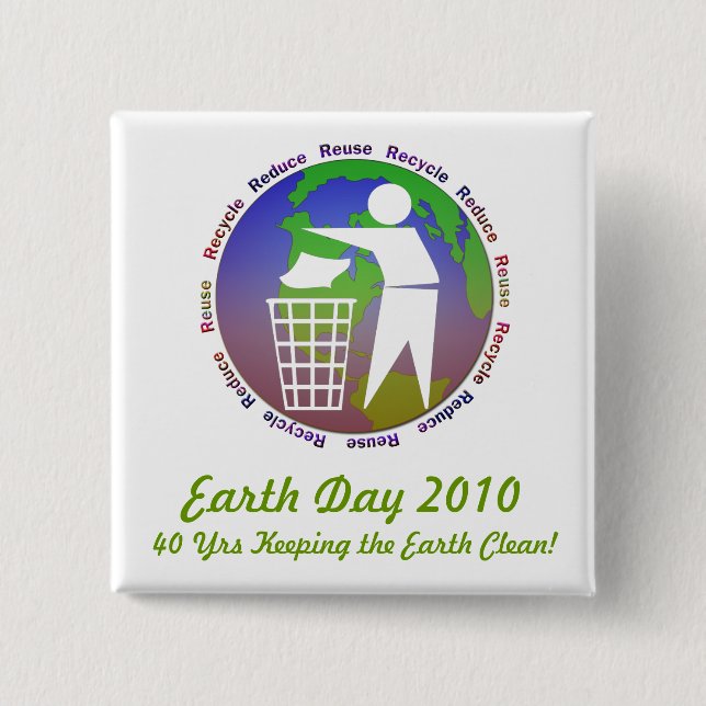 Earth Day Button (Front)