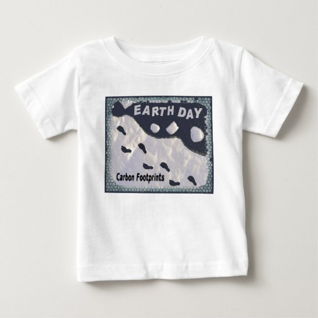 Earth Day - Carbon Footprints Baby T-Shirt (Front)