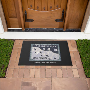 Earth Day - Carbon Footprints Doormat