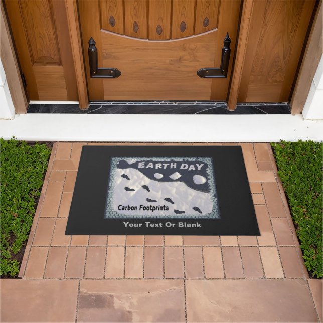 Earth Day - Carbon Footprints Doormat (Outdoor)