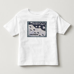 Earth Day - Carbon Footprints Toddler T-Shirt