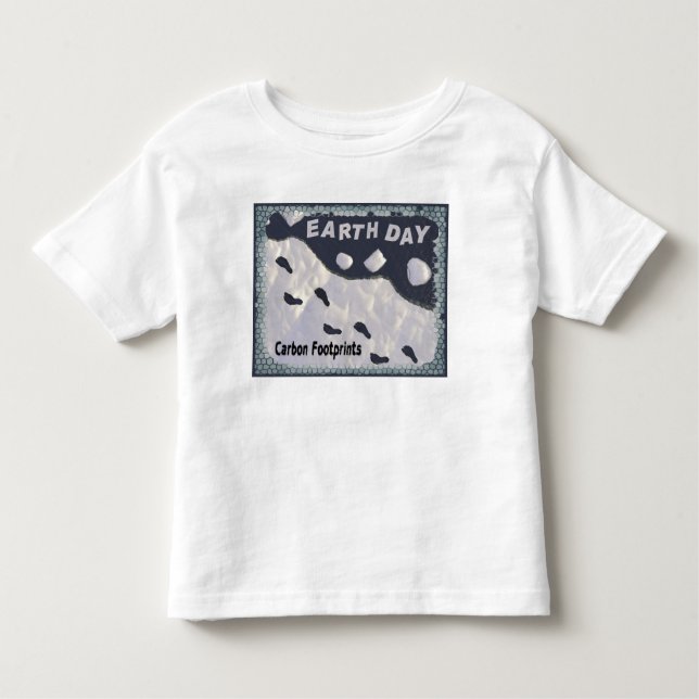 Earth Day - Carbon Footprints Toddler T-Shirt (Front)