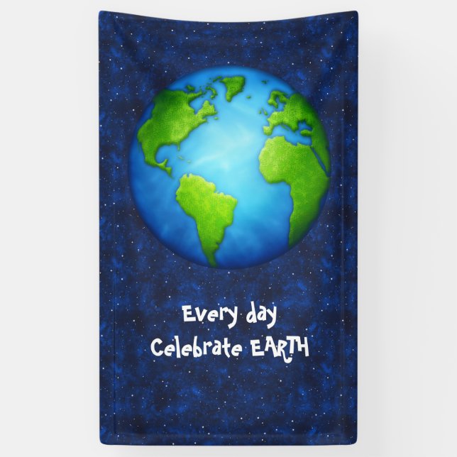 Earth Day Celebration Banner (Vertical)