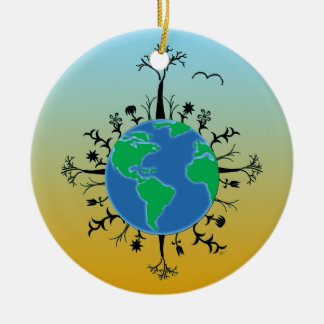 Earth Day Ceramic Tree Decoration