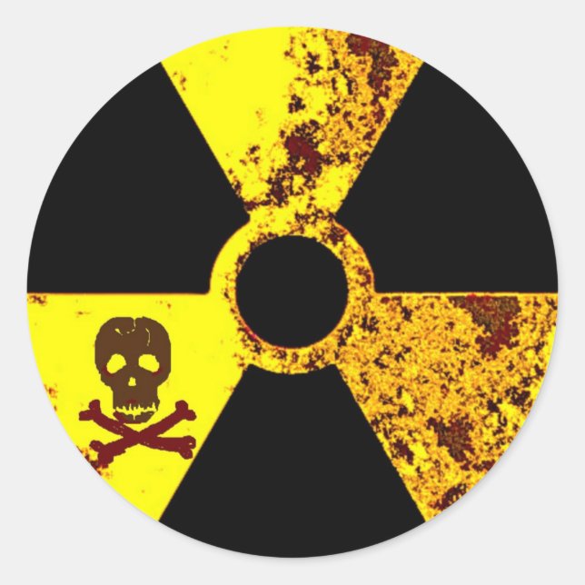 earth day Chernobyl memorial anti nuclear Classic Round Sticker (Front)