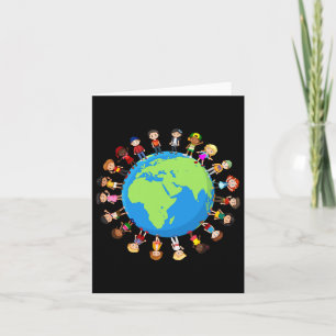 Earth Day Children Around The World Environmentali Card