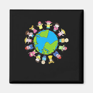 Earth Day Children Around The World Environmentali Magnet