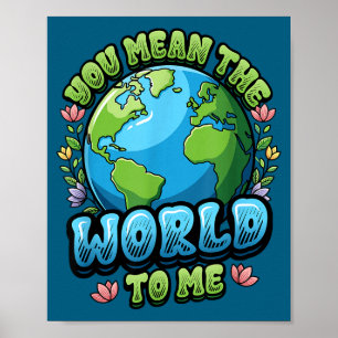 Earth day climate change awareness environmental poster