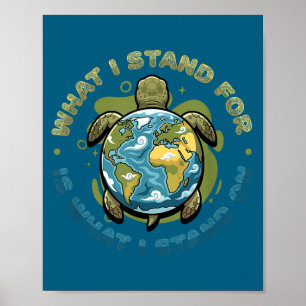 Earth day climate change awareness environmental poster