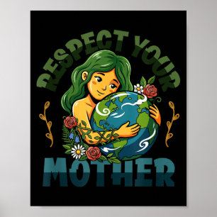 Earth day climate change awareness environmental poster