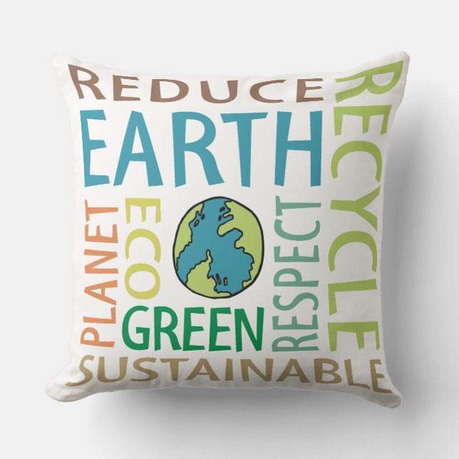 Earth Day Cushion (Front)