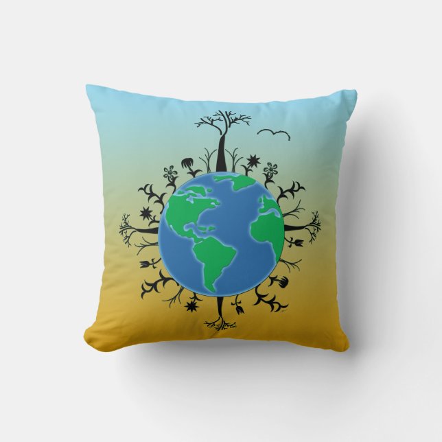 Earth Day Cushion (Front)