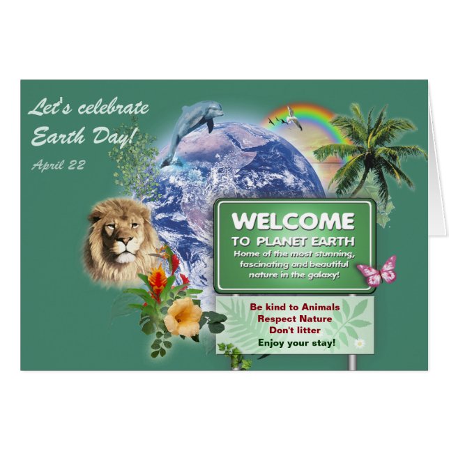 Earth Day (customizable) (Front Horizontal)