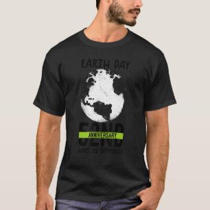 Earth Day  Cute 52nd Anniversary 2022 Happy Earth  T-Shirt
