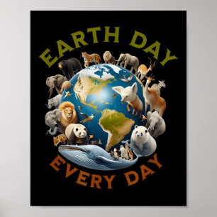 Earth Day Cute Earth Day 2025 Men Women Kids _1 Poster