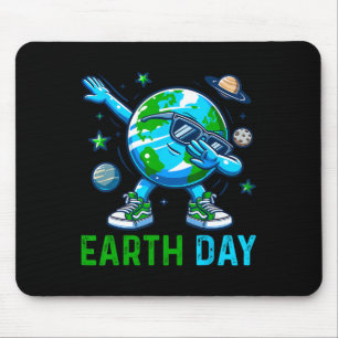 Earth Day Dabbing Earth Planet Environmentalist Mouse Pad