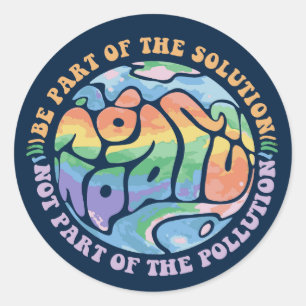 Earth Day Environmental Earth Day home Planet Classic Round Sticker