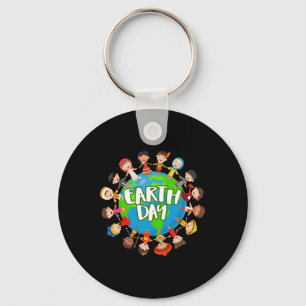 Earth Day Environmental Nature Planet Mens And Wom Key Ring