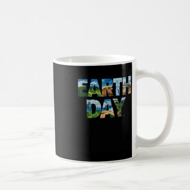 Earth Day Environmental Protection Save Tree &amp; Coffee Mug (Right)