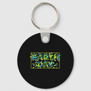 Earth Day Environmental Protection Save Tree &amp; Key Ring
