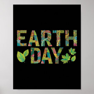 Earth Day Environmental Protection Save Tree &amp; Poster