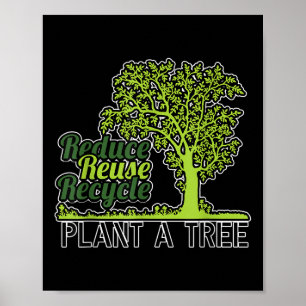 Earth Day Environmental Trees Protection Gift Poster