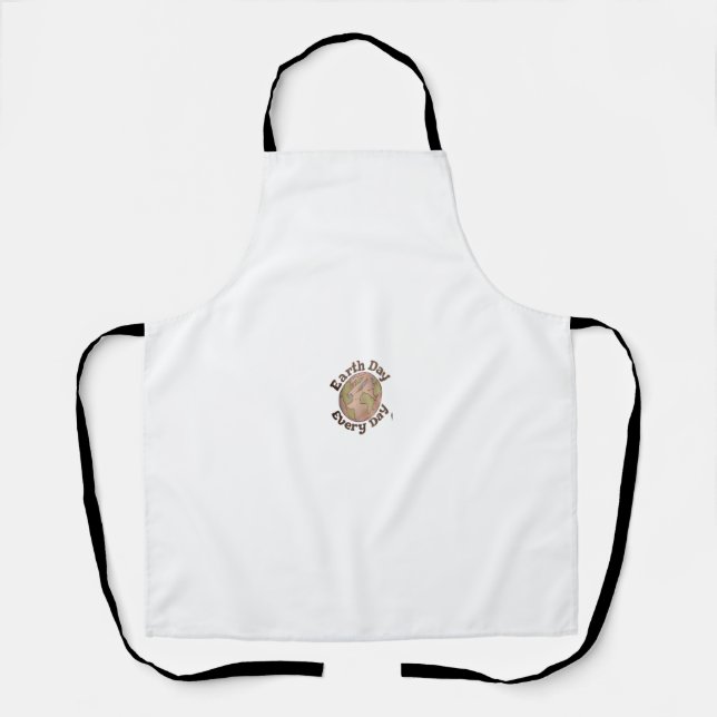 🌍 Earth Day Every Day Apron (Front)