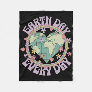Earth Day Every Day Climate Change Environmental A Fleece Blanket