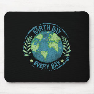 Earth Day Every Day Climate Change Environmental A Mouse Pad