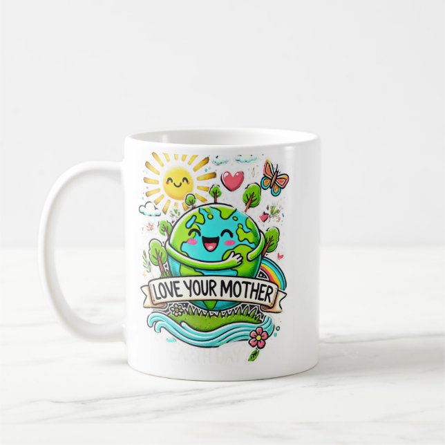 Earth Day Every Day Coffee Mug (Left)