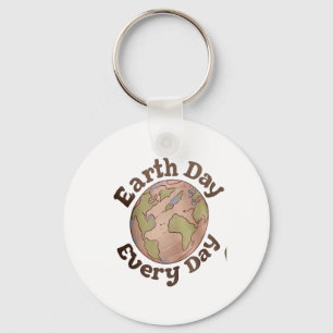 🌍 Earth Day Every Day Key Ring