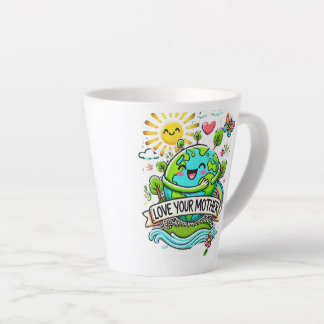 Earth Day Every Day Latte Mug